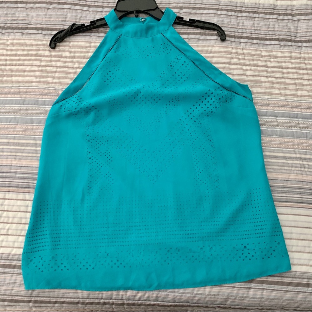 Aqua blouse